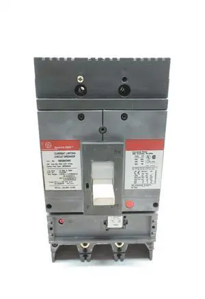 GE SGPA36AT0400 Spectra RMS Molded CASE Circuit Breaker 150A Plug 3P 400A 600VAC