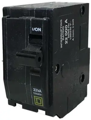 SCHNEIDER ELECTRIC Miniature Circuit Breaker 120/240-Volt 40-Amp QO240VH Switch Fusible Hd 600V 60A 3P Neutral