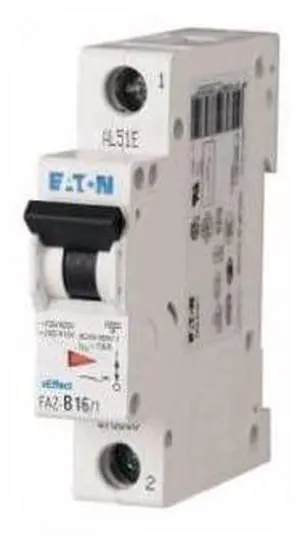 Eaton NSB FAZ-K10/1 Din Rail Mounted Circuit Breakers EA