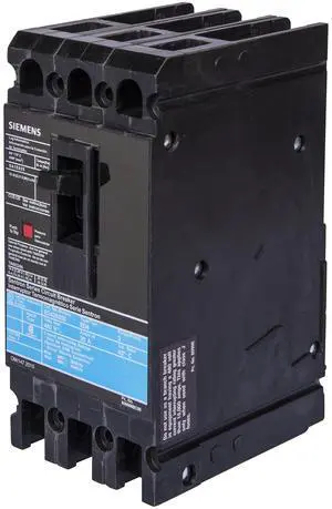 Siemens HED43B050 Circuit Breaker, Type HED4, 50 Amp, 3 Pole