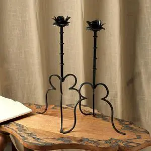 ExpoBazaar Home Decor Mellory Candle Holder - 17.5" X 10"