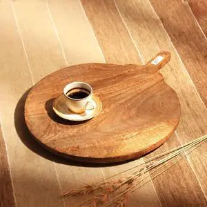 Expobazaar Handmade Wooden Cutting Board/Cheese Board