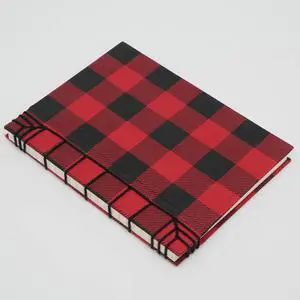 ExpoBazaar Checkered Notebook Red - Pack of 6