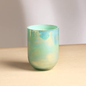 ExpoBazaar Pastel Glow Scented Wax Candle  Blue | Elegant & Aromatic Candle for Home & Office | Soothing Fragrance & Long-Lasting Burn | Perfect for Relaxation, Décor & Gifting
