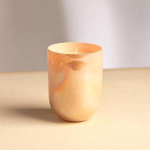 ExpoBazaar Subtle Shine Scented Wax Candle  Peach | Elegant & Aromatic Candle for Home & Office | Soothing Fragrance & Long-Lasting Burn | Perfect for Relaxation, Décor & Gifting