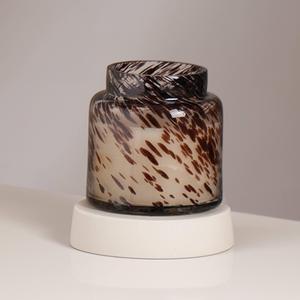 Expobazaar Splatter Pastel Glow Candle | Elegant & Aromatic Wax Candle for Home & Office | Long-Lasting Burn & Soothing Fragrance | Perfect for Relaxation, Décor & Gifting