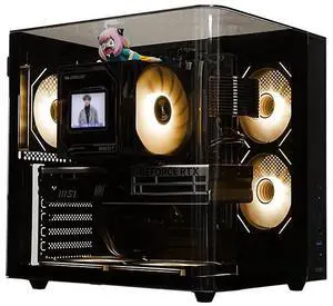 GINTOL SOEYI CH3+ ATX/micro Atx/ITX Desktop Computer Host Computer Case, Side View Sea View Room, 240 Water-cooled Computer Case