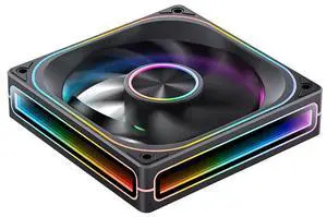 ZA-120B ARGB version black 12CM case fans*1 pcs(four-sided thousand-layer mirror light effect/motherboard synchronized light effect/aluminum nameplate/PWM male and female connectors)