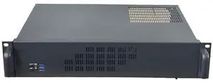 19 inch standard rack mounted 2U server chassis Case industrial control computer case with silent, dust-proof, ultra short 300mm depth monitoring horizontal computer server case shell