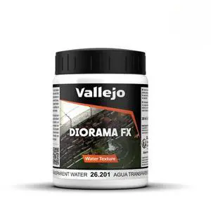Vallejo - Diorama FX Water Textures | Transparent Water 200 ml (6.76 fl.oz.)