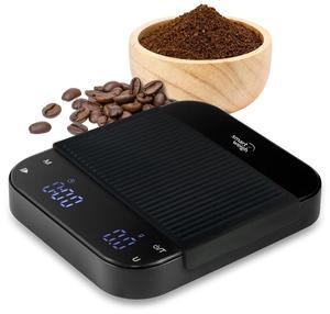 Smart Weigh Coffee Scale 3000g x 0.01g High Precision Sensors Accurate Scale for Espresso Pour-Over Coffee Digital Kitchen Food Scale for Baking Portable Kitchen Scale with LED Display