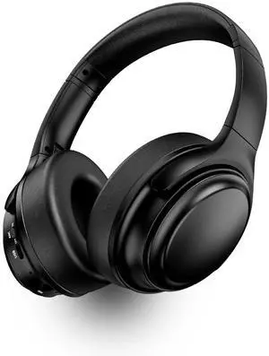 MYBAT PRO Active Noise Cancelling Wireless Bluetooth Headphones, 35 Hours Playtime Headset with Microphone, Hi-Fi Stereo Sound Over Ear Headphones for Travel Office