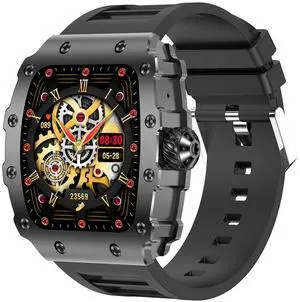 Smart Watch, Fitness Tracker with Heart Rate Monitor, Blood Oxygen, Sleep Tracking, 1.76 Inch Touchscreen Smart watch for Android iOS Swimming Waterproof Pedometer Step Calories Tracker for Women Men Smart Watch, Fitness Tracker with Heart Rate Monitor, Blood Oxygen, Sleep Tracking, 1.76 Inch Touchscreen Smart watch for Android iOS Swimming Waterproof Pedometer Step Calories Tracker for Women Men