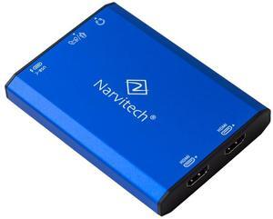 Narvitech NJ700 4K Capture Card  HDMI 2.1, 4K144/2K144/HD240 Passthrough, Ultra-Low Latency Streaming & Recording, 4K144 Capture, Compatible with PS5, Xbox Series X/S, PC & Mac, OBS Support