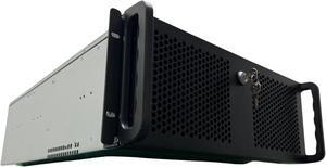 RACKOWL 4U Server Case Rackmount Chassis, 15x 3.5" HDD Bay, ATX Compatible; Front 3x 120mm& Rear: 2x 80mm, Front Panel Lock, Size: 16.8"x7.0"x21.1"