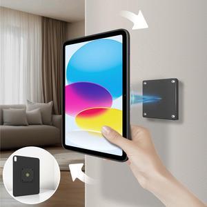 Zilvex Magnetic Wall Mount with Charging Case A8 for iPad (10th Generation) 10.9-Inch. 100-250V AC 18W Quick Charge, Strong Magnets