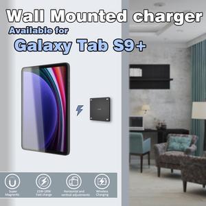 ZILVEX Wall-Mounted Magnetic Wireless Charging Dock with Protective Case  Seamless Integration for Samsung Galaxy tab S9 Plus 12.4 in
