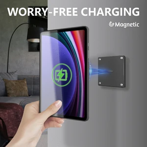 Zilvex Samsung Galaxy Tab S9 11Inch Wall Mount Charger AC Magnetic Wireless Dock for Smart Home Control Zilvex Samsung Galaxy Tab S9 11Inch Wall Mount Charger AC Magnetic Wireless Dock for Smart Home Control