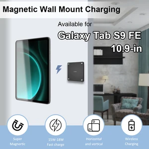 Zilvex Samsung Galaxy Tab S9 FE 10.9Inch Wall Mounted Magnetic Charging Dock AC Tablet Holder for Hotel and Business Zilvex Samsung Galaxy Tab S9 FE 10.9Inch Wall Mounted Magnetic Charging Dock AC Tablet Holder for Hotel and Business
