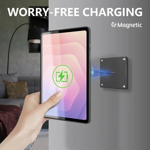 Zilvex Samsung Galaxy Tab S11 11Inch Wall Mount Charger AC Magnetic Wireless Dock for Smart Home Control Zilvex Samsung Galaxy Tab S11 11Inch Wall Mount Charger AC Magnetic Wireless Dock for Smart Home Control