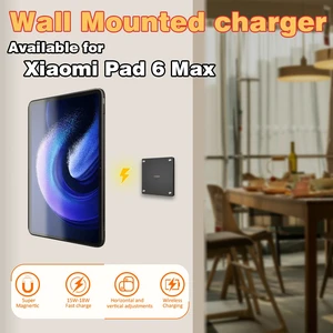 Zilvex Xiaomi Pad 6Max 14Inch Wall Mounted Magnetic Charging Dock AC Tablet Holder for Hotel and Business Zilvex Xiaomi Pad 6Max 14Inch Wall Mounted Magnetic Charging Dock AC Tablet Holder for Hotel and Business