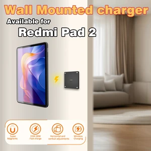 Zilvex Redmi Pad 2 - 11Inch Wall Mount with Charging, Hardwired AC Magnetic Dock, In-Wall Tablet Charging Station Zilvex Redmi Pad 2 - 11Inch Wall Mount with Charging, Hardwired AC Magnetic Dock, In-Wall Tablet Charging Station