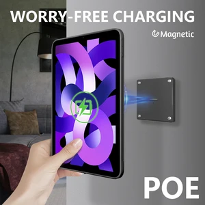 Zilvex iPad Air 4/5th 10.9 Inch PoE Magnetic Wall Mount Charger, Hidden Wire Tablet Dock for In-Wall Installation Zilvex iPad Air 4/5th 10.9 Inch PoE Magnetic Wall Mount Charger, Hidden Wire Tablet Dock for In-Wall Installation