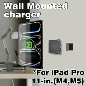 Zilvex iPad Pro 11Inch M4,M5 PoE Magnetic Wall Mount Charger, Hidden Wire Tablet Dock for In-Wall Installation Zilvex iPad Pro 11Inch M4,M5 PoE Magnetic Wall Mount Charger, Hidden Wire Tablet Dock for In-Wall Installation