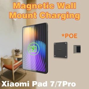 Zilvex Magnetic Xiaomi Pad 7/7Pro 11.2 Inch PoE Wall Charging Station, Tablet Mount with Power over Ethernet for Restaurant POS Zilvex Magnetic Xiaomi Pad 7/7Pro 11.2 Inch PoE Wall Charging Station, Tablet Mount with Power over Ethernet for Restaurant POS