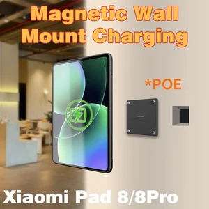 Zilvex Xiaomi Pad 8/8Pro 11.2 Inch Smart Home PoE Wall Mount, Magnetic Charging Dock with Ethernet Power Supply Zilvex Xiaomi Pad 8/8Pro 11.2 Inch Smart Home PoE Wall Mount, Magnetic Charging Dock with Ethernet Power Supply