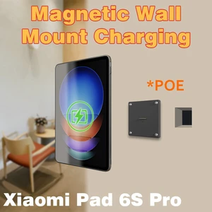 Zilvex Xiaomi Pad 6SPro 12.4 Inch PoE Magnetic Wall Mount Charger, Hidden Wire Tablet Dock for In-Wall Installation Zilvex Xiaomi Pad 6SPro 12.4 Inch PoE Magnetic Wall Mount Charger, Hidden Wire Tablet Dock for In-Wall Installation