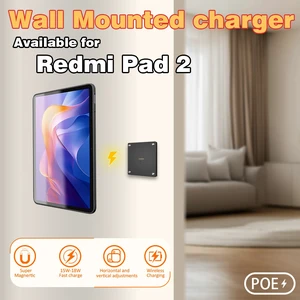 Zilvex Redmi Pad 2 11Inch PoE Wall Mount Charger, Magnetic Tablet Charging Dock with Ethernet Power and 86x86 Mounting Zilvex Redmi Pad 2 11Inch PoE Wall Mount Charger, Magnetic Tablet Charging Dock with Ethernet Power and 86x86 Mounting