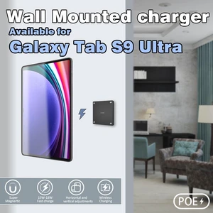 Zilvex Samsung Galaxy Tab S9 Ultra 14.6 Inch PoE Wall Mount Charger, Magnetic Tablet Dock with Ethernet Power Zilvex Samsung Galaxy Tab S9 Ultra 14.6 Inch PoE Wall Mount Charger, Magnetic Tablet Dock with Ethernet Power