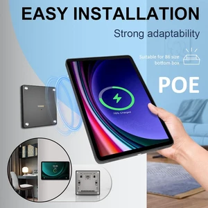 Zilvex Samsung Galaxy Tab S9 Plus 12.4 Inch PoE Wall Mount Charger, Magnetic Tablet Dock with Ethernet Power Zilvex Samsung Galaxy Tab S9 Plus 12.4 Inch PoE Wall Mount Charger, Magnetic Tablet Dock with Ethernet Power