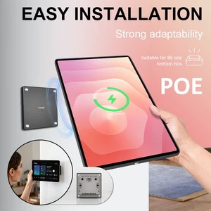 Zilvex Samsung Galaxy Tab S11 Ultra 14.6 Inch PoE Wall Mount Charger, Magnetic Tablet Dock with Ethernet Power Zilvex Samsung Galaxy Tab S11 Ultra 14.6 Inch PoE Wall Mount Charger, Magnetic Tablet Dock with Ethernet Power