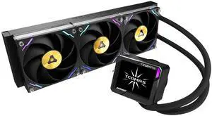 TCOMAS LG700 Black 360 AIO Liquid CPU Cooler 3.5" IPS Display Pump Head, Real-Time Monitoring, ARGB Fans, Supports Intel LGA 1851/1700 & AMD AM5/AM4 TCOMAS LG700 Black 360 AIO Liquid CPU Cooler 3.5" IPS Display Pump Head, Real-Time Monitoring, ARGB Fans, Supports Intel LGA 1851/1700 & AMD AM5/AM4