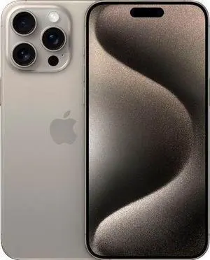 Apple iPhone 15 Pro Max - 256GB - Natural Titanium - Fully Unlocked - Premium