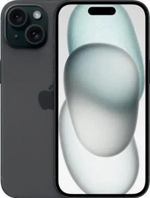 Apple iPhone 15 - 256GB - Black - Fully Unlocked - Acceptable (Grade C)