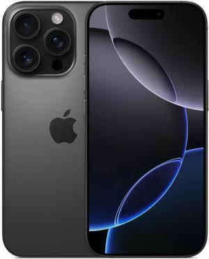 Apple iPhone 16 Pro - 256GB - Black Titanium - Fully Unlocked - Refreshed