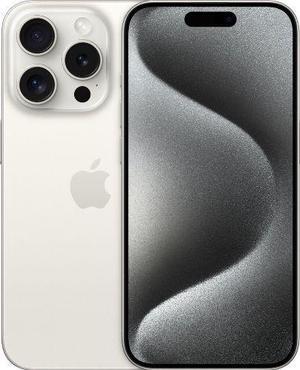 Apple iPhone 15 Pro - 128GB - White Titanium - Fully Unlocked - Grade C