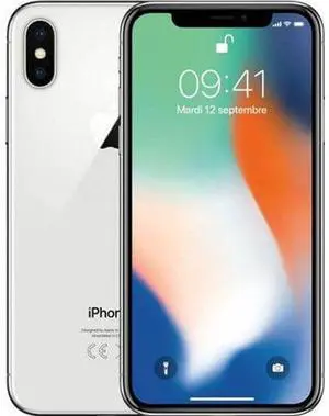 Apple iPhone X - 64GB - Silver - Fully  Unlocked - Acceptable (Grade C)