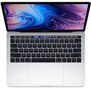 Apple MacBook Pro 13.3-inch (2019) - Intel Core i5 2.4GHz - 256GB - Silver - 8GB RAM - 4 Thunderbolts 3 Ports - Touchbar - Grade A