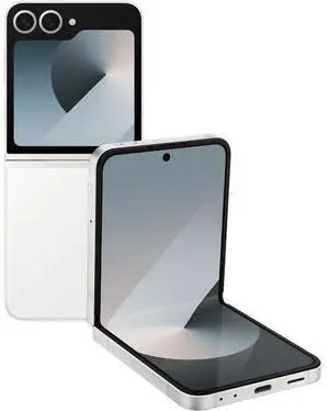 Samsung Galaxy Z Flip6 - 256GB - White - Fully Unlocked - Good (Grade B)