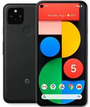 Google  Pixel 5 - 128GB - Just Black - Fully Unlocked - Excellent (Grade A)