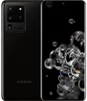 Samsung Galaxy S20 Ultra - 128GB - Cosmic Black - 5G - Single Sim - Fully Unlocked - Excellent (Grade A)