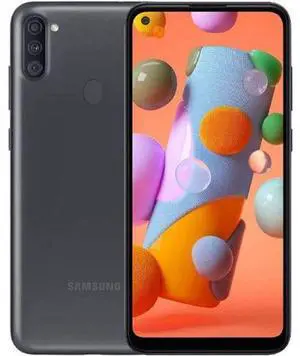 Samsung Galaxy A11 - 32GB - Black - Single Sim - 2GB RAM - AT&T Locked - Good (Grade B)