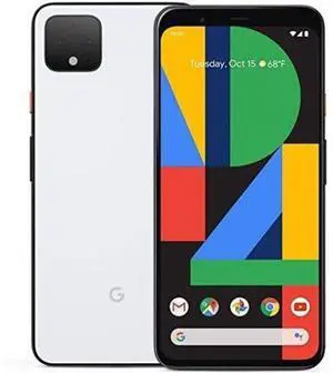 Google  Pixel 4 - 64GB - Clearly White - Fully Unlocked - Excellent (Grade A)