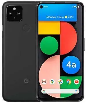 Google  Pixel 4a (5G) - 128GB - Just Black - Fully Unlocked - Premium (Refreshed)