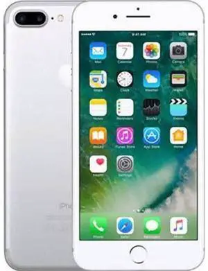 Apple iPhone 7 Plus - 128GB - Silver - Fully Unlocked - Good (Grade B)