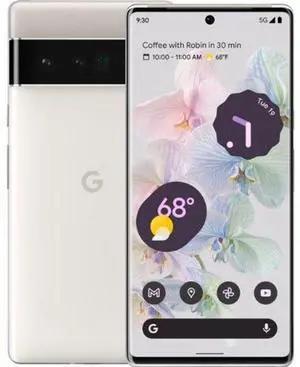 Google  Pixel 6 Pro - 128GB - Cloudy White - Fully Unlocked - Good (Grade B)